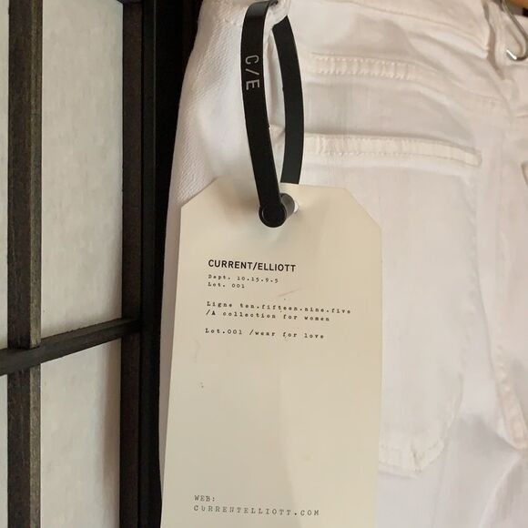 Current/elliot Women's The Stiletto Jeans White - Picture 7 of 7